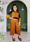 Orange Colour Latest Fancy Western Type Top And Pent zool creez Kids Wear Collection Zmimi 04